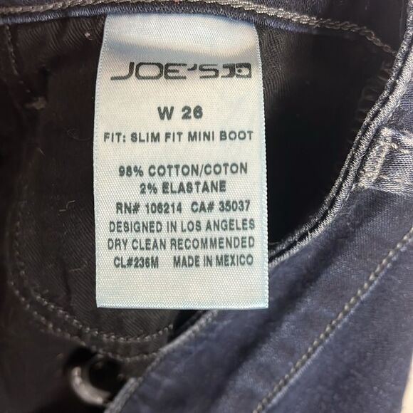 Joe’s women’s slim fit dark wash mini bootcut jean - Picture 5 of 5